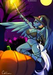 anthro clothing female holidays lingerie magic_user solo wings witch caliluminos halloween mythology pegapet equid equine horse mammal mythological_creature mythological_equine pegasus pony absurd_res hi_res