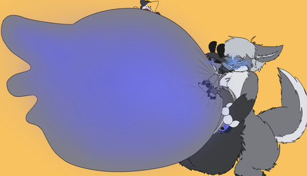 antennae_(anatomy) anthro arthropod_abdomen arthropod_abdomen_genitalia arthropod_abdomen_penetration arthropod_abdomen_vulva balls big_balls big_penis black_body black_fur blush bodily_fluids cervical_penetration cum cum_in_vagina cum_inflation cum_inside duo ears_down ejaculation female fur genital_fluids genitals grey_body grey_fur huge_penis hyper hyper_genitalia hyper_penis inflation inner_ear_fluff leg_grab male male/female multi_arm multi_limb narrowed_eyes paws penetration penis pivoted_ears simple_background tongue tongue_out tuft vulva white_body white_fur by_moan made_in_abyss baishu fan_character sara_(by_moan) sato_(kabsfy) arthropod domestic_cat felid feline felis insect lagomorph lepidopteran leporid mammal moth narehate rabbit absurd_res hi_res