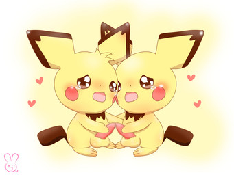 balls blush bodily_fluids duo feral fur genitals heart_symbol logo male male/male male_feral penile penis penises_touching simple_background tapering_penis tears yellow_body yellow_fur r20maid nintendo pokemon pichu_big pichu_little generation_2_pokemon pichu pokemon_(species) 4:3 absurd_res artist_logo censored hi_res mosaic_censorship incest_(lore)