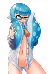 blue_hair bodily_fluids bottomless clothed clothing cum cum_in_mouth cum_inside cum_on_face cum_on_tongue disembodied_penis duo erection eyewear female genital_fluids genitals glasses hair hair_sex hairjob humanoid_genitalia humanoid_penis ink long_tongue male male/female oral penis pseudo_hair sex shirt solo_focus tentacle_hair tentacle_sex tentaclejob tentacles tongue tongue_out tonguejob topwear unbuttoned_shirt schwarzenlicht nintendo splatoon animal_humanoid cephalopod cephalopod_humanoid humanoid inkling marine marine_humanoid mollusk mollusk_humanoid hi_res