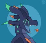 dancing happy musical_note musical_symbol singing speech_bubble symbol teeth wings conditional_dnp pocketpaws nintendo pokemon keyser_(volp) generation_3_pokemon legendary_pokemon pokemon_(species) rayquaza 2d_animation animated frame_by_frame short_playtime