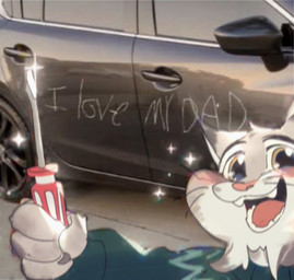 anthro blush car clothing green_clothing green_sweater green_topwear humor male open_mouth open_smile photo_background real screwdriver smile solo sweater tools topwear vehicle what sasuke72806332 disney zootopia pawbert_lynxley canada_lynx felid feline lynx mammal draw_over meme photography_(artwork)
