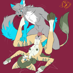 animal_genitalia animal_penis anthro anthro_on_anthro anthro_penetrated anthro_penetrating anthro_penetrating_anthro bodily_fluids breasts canine_genitalia canine_penis duo female female_penetrated from_front_position genital_fluids genitals knot male male/female male_penetrating male_penetrating_female mating_press moan nipples paws penetration penis sex small_breasts tail vaginal vaginal_fluids vaginal_penetration vulva apheront ratchet_and_clank sony_corporation sony_interactive_entertainment peridot_gardiner-turner canid canine canis lombax mammal wolf 1:1 absurd_res hi_res