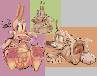 animal_genitalia anthro feet foot_focus genitals kneeling lying male pawpads sheath simple_background sitting solo guddlegump nickelodeon rocko's_modern_life rocko_rama macropod mammal marsupial wallaby 2025 digital_drawing_(artwork) digital_media_(artwork) hi_res multiple_images