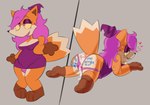 anthro bent_over bimbofication bimbofied bodily_fluids body_writing cum cum_in_ass cum_inside degradation female genital_fluids simple_background solo sweat text writing_on_butt hhbrother cyana_(hexedcyana) canid canine fox mammal hi_res sketch