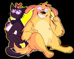 anthro black_body black_fur eyewear female fur glasses group hair looking_at_viewer male smile tail teeth trio whiskers weesmeet fetch!_with_ruff_ruffman pbs blossom_(fetch_with_ruff_ruffman) chet_(fetch_with_ruff_ruffman) ruff_ruffman domestic_cat felid feline felis mammal mouse murid murine rodent alpha_channel digital_media_(artwork)