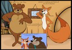 3_toes 4_fingers anthro arm_tuft belly big_belly big_tail biped black_eyes black_nose blue_eyes blue_suspenders breast_tuft breasts brown_body brown_eyes brown_feet brown_fur brown_tail_tip casual_nudity cave cheek_tuft chest_tuft clenched_teeth clothed_male curling_tail curvy_anthro curvy_female curvy_figure dialogue dipstick_tail duo ears_outwards elbow_tuft eyebrows eyelashes facial_tuft featureless_chest feet female fingers fist_on_own_hip flat_chested fluffy fluffy_tail fur gesture glance glaring_at_another glistening glistening_eyes group half-closed_eyes hand_behind_head hand_on_belly hand_on_hip hand_on_own_belly hand_on_own_hip head_tuft humanoid_hands husband husband_and_wife inside looking_at_another looking_at_partner looking_at_viewer male markings married_couple multicolored_body multicolored_fur narrowed_eyes nervous nude nude_anthro nude_female nude_male open_mouth orange_body orange_fur paws pecs pivoted_ears plantigrade raised_arm raised_eyebrow scut_tail shadow short_tail shoulder_tuft shrug slightly_chubby slightly_chubby_anthro slightly_chubby_female slim slim_anthro slim_female small_breasts small_tail smile smiling_at_another smiling_at_partner smiling_at_viewer standing suspenders tail tail_markings talking_to_another talking_to_partner talking_to_viewer tan_belly tan_body tan_breasts tan_chest tan_fur teeth text toes tuft two_tone_body two_tone_fur vein veiny_arms whisker_spots white_belly white_body white_breasts white_fur white_sclera wide_hips wife window charrio chucklewood_critters abner_(chucklewood_critters) bridgette_(chucklewood_critters) george_(chucklewood_critters) rosie_(chucklewood_critters) bear brown_bear canid canine fox grizzly_bear mammal red_fox true_fox ursine 2021 colored comic dated digital_drawing_(artwork) digital_media_(artwork) english_text flat_colors shaded signature url