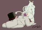 anal anthro ass_to_ass dildo double_dildo duo male male/male sex_toy leevi_(artist) the_moomins moominpappa moomintroll moomin absurd_res hi_res father_(lore) father_and_child_(lore) father_and_son_(lore) incest_(lore) parent_(lore) parent_and_child_(lore) parent_and_son_(lore) son_(lore)