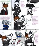 angry anthro big_butt bound butt canid canine clothed_female clothed_male colored comic cuckquean dialogue dipstick_ears dirty_talk disney duct_tape eyes_closed female forced forced_to_watch fox front_view genitals group hand_on_shoulder judy_hopps kissing lagomorph leporid looking_at_another male male/female mammal multicolored_ears nick_wilde on_lap pace-maker pussy rabbit rape rear_view red_fox scarlett_(yitexity) seductive shocked shocked_expression sitting sitting_on_another sitting_on_lap submissive submissive_male syringe tape tongue tongue_out traditional_media_(artwork) trio true_fox zootopia