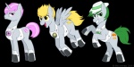 artificial_intelligence blonde_hair cutie_mark feathered_wings feathers female feral feralized green_hair group hair horn long_hair machine male non-humanoid_machine_to_feral pink_hair ponification quadruped short_hair tail wings delthero hasbro my_little_pony mythology portal_(series) valve fact_core_(portal) rick_the_adventure_core_(portal) space_core_(portal) earth_pony equid equine horse mammal mythological_creature mythological_equine pegasus personality_core_(portal) pony robot unicorn alpha_channel crossover