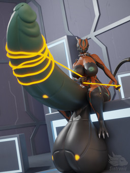 anthro balls big_balls big_breasts big_penis breasts collar faceless genitals glowing gynomorph huge_balls huge_penis hyper hyper_balls hyper_genitalia hyper_penis intersex nipples non-mammal_balls non-mammal_nipples nude penis rope sitting solo sintronic digital_extremes tencent warframe valkyr_(warframe) alien 3:4 3d_(artwork) digital_media_(artwork) hi_res