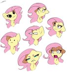 annoyed expressions female open_mouth poker_face reactions scared_face simple_background white_background skitsroom friendship_is_magic hasbro my_little_pony fluttershy_(mlp) equid equine horse mammal pony digital_drawing_(artwork) digital_media_(artwork) hi_res reaction_image