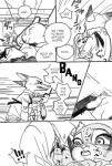 anthro canid canine comic disney english_text fox hi_res judy_hopps lagomorph leporid male mammal monochrome mtttut_(artist) nick_wilde rabbit red_fox text true_fox zootopia