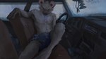 anthro bottomwear car clothed clothing inside_car inside_vehicle looking_at_viewer male navel nipples shorts shorts_only solo topless vehicle nkotova99 hyena mammal spotted_hyena 16:9 2024 digital_media_(artwork) hi_res widescreen