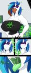 anthro anthro_pred anthrofied big_breasts bodily_fluids breasts duo eating extreme_size_difference female female_pred green_tongue heart_symbol horn huge_breasts micro micro_prey nipples saliva size_difference tongue vore angelthecatgirl hasbro my_little_pony mythology dj_acid fan_character equid equine mammal mythological_creature mythological_equine unicorn absurd_res digital_media_(artwork) hi_res