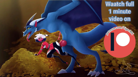 patreon_logo rough_sex sex size_difference tigermcheh mythology patreon tiger(character) dragon mythological_creature mythological_scalie scalie 16:9 animated hi_res no_sound short_playtime webm widescreen