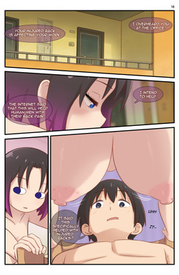 4_panel_comic areola big_breasts black_hair blue_eyes blush blush_lines bouncing_breasts breasts duo female grey_eyes hair inside light-skinned_female looking_at_another looking_back male nipples nude open_mouth puffy_areola pupils purple_hair_tips short_hair slit_pupils speech_bubble tan_body tan_skin text greatm8sfm miss_kobayashi's_dragon_maid mythology elma_(dragon_maid) makoto_takiya animal_humanoid dragon dragon_humanoid human humanoid mammal mythological_creature mythological_scalie scalie 2023 absurd_res colored comic hi_res