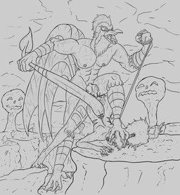 anal anal_penetration anthro anthro_on_anthro anthro_penetrated anthro_penetrating anthro_penetrating_anthro avian_feet bodily_fluids cum cum_in_ass cum_inside dominant dominant_male duo ejaculation feet female female_on_bottom female_penetrated feral from_behind_position genital_fluids interspecies knot larger_male leash leash_pull looking_pleasured male male/female male_on_top male_penetrating male_penetrating_female on_bottom on_top outside outside_sex penetration penile penile_penetration penis_in_ass rough_sex sex size_difference smaller_female smaller_penetrated stepping submissive submissive_female sweat tail tail_pull tears metalslay3rs noxia salvador_metal avian bird chicken galliform imp phasianid absurd_res hi_res monochrome
