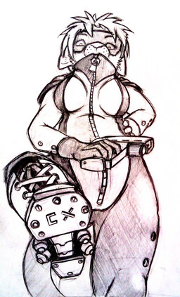 2011 angry bodysuit boots breasts canine chazcatrix clothing eyewear female goggles gun jackal looking_at_viewer mammal perspective pistol ranged_weapon sketch skinsuit solo standing weapon
Rating: Safe
Score: 4
User: ChaZcaTriX
Date: July 10, 2011 2011 angry bodysuit boots breasts canine chazcatrix clothing eyewear female goggles gun jackal looking_at_viewer mammal perspective pistol ranged_weapon sketch skinsuit solo standing weapon
Rating: Safe
Score: 4
User: ChaZcaTriX
Date: July 10, 2011
