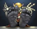 5_fingers 5_toes anthro black_nose clothed clothing eyeshadow feet female fingers foot_fetish foot_focus humanoid_feet looking_at_viewer makeup plantigrade skin_folds soles solo toes wrinkled_feet wrinkles evil-sprite disney disney's_aladdin mirage_(disney) felid feline mammal 2019 signature