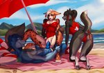 4_toes 5_fingers animal_genitalia animal_penis anthro anthro_on_anthro anthro_penetrated anthro_penetrating anthro_penetrating_anthro beach canine_genitalia canine_penis clitoris clitoris_piercing cowgirl_position day detailed_background duo facial_piercing feet female female_on_top female_penetrated fingers from_front_position genital_piercing genitals knot lifeguard lifeguard_swimsuit lifeguards lip_piercing male male/female male_on_bottom male_penetrating male_penetrating_female nude on_bottom on_top outside penetration penile penile_penetration penis penis_in_pussy piercing pussy pussy_piercing sand seaside sex sex_on_the_beach shoreline sky snakebite_piercing toes umbrella unprofessional_behavior vaginal vaginal_penetration water nelly63 shen_shepa chef_sigmund_bautz echo_in_the_valley jacki_northstar canid canine canis domestic_cat felid feline felis mammal wolf digital_media_(artwork) hi_res shaded