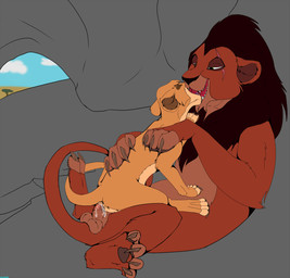 4_toes anal anal_penetration backlash91 balls cave claws cub cum cum_in_ass cum_inside disney duo feline female feral hindpaw kissing lion male mammal pawpads paws penetration scar scar_(the_lion_king) sex straight the_lion_king toe_claws toes vaginal vitani young
Rating: Explicit
Score: 10
User: akiacat
Date: January 22, 2014