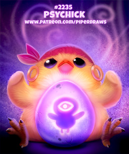 1_eye ambiguous_gender anthro beak black_eyes claws crystal_ball ear_piercing egg feathers fortune_teller fortune_telling headscarf humor nude piercing pun roma solo visual_pun yellow_body yellow_feathers young piper_thibodeau avian bird chicken galliform phasianid digital_media_(artwork) digital_painting_(artwork) painting_(artwork)