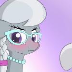 blush boop duo eyewear female feral glasses hair jewelry necklace purple_eyes n0nnny friendship_is_magic hasbro my_little_pony silver_spoon_(mlp) sweetie_belle_(mlp) earth_pony equid equine horse mammal pony 1:1 2d_animation animated frame_by_frame short_playtime