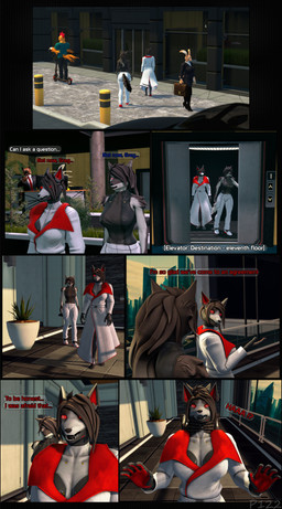 5_fingers anthro boots bottomwear brown_body brown_fur building car case casual_clothing city city_background cityscape clothed clothed_anthro clothed_female clothed_male clothing coat cybernetics day detailed_background dialogue duo electronics elevator feathers female fingers footwear fur furniture glowing glowing_eyes grass green_eyes grey_body grey_fur grey_hair group hair happy high_heels hotel humanoid_hands inside long_ears long_hair machine male monitor multicolored_body multicolored_fur orange_eyes outside pants plant poker_face red_eyes road sad scooter shirt shoes short_hair speech_bubble street table tail text topwear tree trio vehicle violence walking white_body white_fur yellow_body yellow_feathers yellow_fur xpasha122x petruz_(modeler) unauthorized_life amelia_(petruz) android avian bird canid canine canis chicken cyborg galliform jackal lagomorph leporid mammal phasianid rabbit robot wolf 3d_(artwork) absurd_res comic digital_media_(artwork) english_text hi_res huge_filesize source_filmmaker_(artwork)
