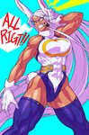 abs clothed clothing dark_body dark_skin female hair leotard long_hair muscular muscular_female muscular_humanoid scut_tail short_tail simple_background solo tail thick_thighs white_hair hutago my_hero_academia rumi_usagiyama animal_humanoid humanoid lagomorph lagomorph_humanoid leporid_humanoid mammal mammal_humanoid rabbit_humanoid 2020 digital_media_(artwork) hi_res