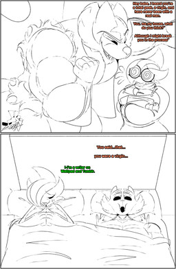 after_sex anthro bed border crossgender dialogue duo female furniture geek male male/female mtf_crossgender muscular muscular_male nervous pillow text white_border destiny's_art nintendo pokemon gallade generation_4_pokemon generation_7_pokemon incineroar pokemon_(species) absurd_res comic english_text hi_res sketch