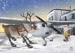 2020 aircraft airplane antlers beard black_clothing black_footwear black_handwear black_hooves black_mittens black_shoes blue_sky bottomwear brown_body brown_fur building christmas christmas_clothing christmas_headwear clothed clothing coat conditional_dnp deer detailed_background digital_drawing_(artwork) digital_media_(artwork) duo eyebrows facial_hair footwear fur gradient_sky grey_antlers grey_body grey_fur halter handwear harness hat headgear headwear holidays hooves horn human licking_object male mammal mittens multicolored_sky mustache new_world_deer outside pants propeller red_bottomwear red_clothing red_coat red_harness red_hat red_headwear red_pants red_topwear reindeer santa_claus santa_hat scut_tail shaded short_tail sky snow snowing tail tani_da_real thick_eyebrows tongue tongue_stuck topwear two_tone_sky vehicle white_beard white_eyebrows white_facial_hair white_mustache winter yellow_sky