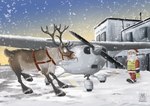 aircraft airplane antlers beard black_clothing black_footwear black_handwear black_hooves black_mittens black_shoes blue_sky bottomwear brown_body brown_fur building christmas_clothing christmas_headwear clothed clothing coat detailed_background duo eyebrows facial_hair footwear fur gradient_sky grey_antlers grey_body grey_fur halter handwear harness hat headgear headwear holidays hooves horn licking_object male mittens multicolored_sky mustache outside pants propeller red_bottomwear red_clothing red_coat red_harness red_hat red_headwear red_pants red_topwear santa_hat scut_tail short_tail sky snow snowing tail thick_eyebrows tongue tongue_stuck topwear two_tone_sky vehicle white_beard white_eyebrows white_facial_hair white_mustache winter yellow_sky conditional_dnp tani_da_real christmas santa_claus deer human mammal new_world_deer reindeer 2020 digital_drawing_(artwork) digital_media_(artwork) shaded