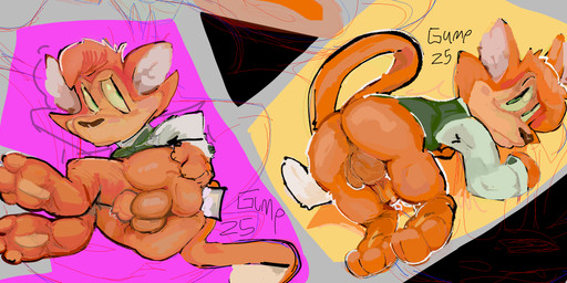 abstract_background anal anal_penetration anthro bodily_fluids butt flaccid flaccid_while_penetrated genital_fluids genitals grabbing_own_butt green_eyes leaking_precum male penetration penis precum presenting presenting_hindquarters solo tail guddlegump cats_don't_dance warner_brothers danny_(cats_don't_dance) danny_cat domestic_cat felid feline felis mammal 2025 hi_res multiple_scenes