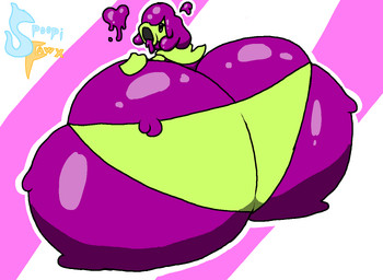 big_butt black_eyes butt clothing empty_eyes eyelashes female goo_from_mouth goo_hair green_body green_clothing green_panties green_underwear hand_on_butt hand_on_own_butt heart_symbol huge_butt hyper hyper_butt leaf leaf_arms looking_at_viewer looking_back looking_back_at_viewer multicolored_body not_furry outline panties pink_background plant poison pseudo_hair purple_body simple_background siphon_(anatomy) slime solo tight_clothing two_tone_body underwear white_background white_outline spoopifawx electronic_arts plants_vs._zombies popcap_games elemental_creature elemental_humanoid flora_fauna goo_peashooter_(pvz) humanoid peashooter_(pvz) plant_humanoid 2026 alternate_version_at_source cel_shading colored digital_media_(artwork) shaded signature
