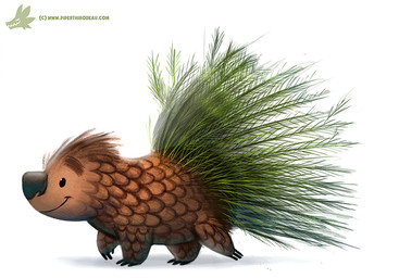 ambiguous_gender beady_eyes black_eyes brown_body brown_fur claws feral fur humor pinecone plant pun simple_background smile solo text visual_pun white_background piper_thibodeau elemental_creature flora_fauna mammal porcupine rodent digital_media_(artwork) digital_painting_(artwork) painting_(artwork) url