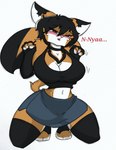 anthro big_breasts blush breasts choker cleavage clothed clothing female jewelry necklace small_waist solo thick_thighs wide_hips pace-maker fan_character maxine_boulevard canid canine canis fox mammal hi_res