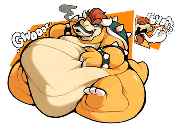 3_toes abdominal_bulge abstract_background after_vore anthro anthro_pred armband belly big_belly big_butt blush bodily_noises bracelet bubble burping butt claws collar collar_only countershade_torso countershading death derived_sound_effect different_sound_effects digestion extended_sound_effect eyebrows eyes_closed fangs feet front_view gaping_mouth glorp green_body green_scales group hair hand_on_belly holding_belly horn huge_belly huge_thighs hyper hyper_belly jewelry male male_focus male_pred morbidly_obese morbidly_obese_anthro morbidly_obese_male multicolored_body multicolored_scales nude obese obese_anthro obese_male onomatopoeia open_mouth oral_vore orange_body orange_hair overweight overweight_anthro overweight_male red_eyebrows red_hair red_tongue rumbling_stomach scales sharp_teeth shell sitting size_difference soft_vore solo_focus sound_effect_variant sound_effects spiked_armband spiked_bracelet spiked_collar spiked_shell spikes spikes_(anatomy) swallowing tail tan_body tan_countershading tan_scales teeth text thick_tail thick_thighs toe_claws toes tongue tongue_out vore weight_gain white_claws wide_hips yellow_body yellow_scales boot_(artist) mario_bros nintendo bowser boo_(mario) ghost koopa reptile scalie spirit 2020 digital_media_(artwork) hi_res multiple_scenes