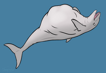 after_vore ambiguous_gender belly belly_rub big_belly blue_background clothing dolphin_tail dorsal_fin eyes_closed feral feral_pred fin grey_belly grey_body grey_fin grey_tail simple_background solo tail underwater underwear upside_down vore water katzenoms aquatic cetacean dolphin mammal toothed_whale 2025 hi_res