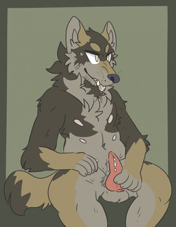 6_nipples animal_genitalia animal_penis anthro balls bodily_fluids canine_genitalia canine_penis cum drooling erection fangs fur genital_fluids genitals grey_background grey_body grey_fur holding_own_penis holding_penis knot leaking_cum male multi_nipple multicolored_body multicolored_fur neck_tuft nipples penis pubes saliva saliva_drop saliva_on_tongue simple_background sitting snout solo spread_legs spreading tail tan_body tan_fur teeth three-quarter_view tongue tongue_out tuft whiskers yellow_eyes coolyiffer william_(coolyiffer) canid canine canis mammal wolf 2016 digital_media_(artwork) hi_res portrait