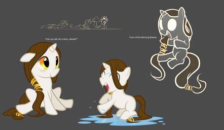 asking dialogue horn male question solo text water yes-no_question lysok hasbro my_little_pony mythology fan_character honey_breeze_(mlp) equid equine mammal mythological_creature mythological_equine unicorn absurd_res english_text hi_res multiple_images