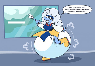ageplay big_diaper breasts clean_diaper clothing cloud_hair dialogue diaper diaper_puff dress female hair half-closed_eyes huge_diaper imminent_urine infantilism looking_at_viewer narrowed_eyes ponytail raised_leg roleplay solo speech_bubble talking_to_viewer dummydoodles deltarune undertale_(series) elnina_(deltarune) darkner elemental_creature elemental_humanoid humanoid 2025 alternate_version_at_source hi_res