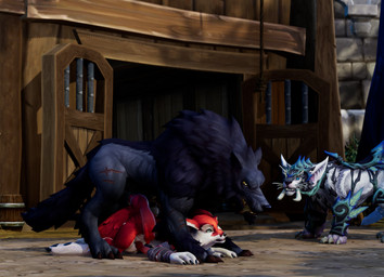anatomically_correct anatomically_correct_genitalia anatomically_correct_penis animal_genitalia animal_penis anthro anthro_on_feral balls bestiality big_balls big_penis canine_genitalia canine_penis dominant dominant_feral dominant_male erection feral fur genitals knot knot_root knotted_penis larger_feral larger_male male male/male male_anthro male_feral male_on_feral mount nude nude_anthro nude_male penis pink_penis pinned size_difference smaller_anthro smaller_male nuber blizzard_entertainment warcraft canid canine canis fox hybrid mammal vulpera wolf wolfdog absurd_res hi_res
