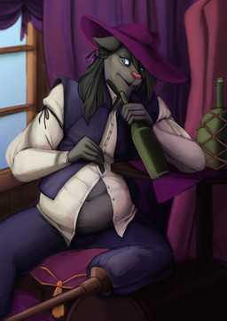 amputee anthro belly big_belly black_hair clothed clothing disability drunk hair long_hair male overweight overweight_anthro overweight_male pegleg prosthetic solo substance_intoxication ronnie92 boytoy domestic_cat felid feline felis mammal digital_media_(artwork) hi_res