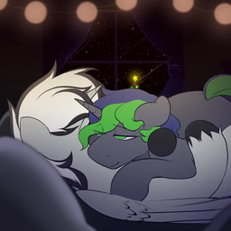 bed bedroom christmas_decorations christmas_lights christmas_tree cuddling duo eyes_closed feral furniture hair holidays horn hug kiss_on_lips kissing male male/male nuzzling open_mouth plant simple_background smile snout snow snowing tail tree wings winter lexbunsfw christmas hasbro my_little_pony mythology snuggly equid equine horse mammal mythological_creature mythological_equine pony unicorn winged_unicorn 1:1 2d_animation animated colored digital_media_(artwork) frame_by_frame no_sound short_playtime video