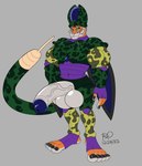 anthro balls big_balls big_brain big_cranium big_penis feet genitals grey_background huge_penis humanoid_feet hyper hyper_genitalia hyper_penis male nails penis plantigrade simple_background solo stinger_tail toenails toes vein veiny_penis rxq dragon_ball epic_games fortnite cell_(dragon_ball) oscar_(fortnite) felid mammal pantherine tiger digital_media_(artwork) hi_res tagme