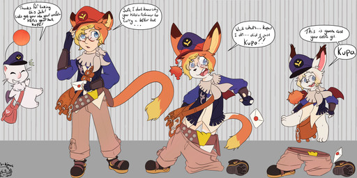 ambiguous_gender dialogue duo humanoid_to_anthro shrinking simple_background size_transformation speech_bubble text transformation yorukimera final_fantasy final_fantasy_xiv square_enix animal_humanoid cat_humanoid felid felid_humanoid feline feline_humanoid humanoid mammal mammal_humanoid miqo'te moogle absurd_res english_text hi_res signature