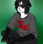 anthro arms_bent bent_legs clothed clothing controller crossed_legs female frown fully_clothed game_controller gaming heterochromia holding_controller holding_game_controller holding_object mismatch playing_video_game playstation_controller scowl sitting solo spread_knees wireless_controller unknown_artist dualshock dualshock_3 playstation playstation_3 sony_corporation sony_interactive_entertainment bear giant_panda mammal low_res