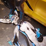 animal_genitalia animal_penis anthro anthro_on_anthro balls biped black_body black_boots black_claws black_clothing black_footwear black_fur black_nose black_shoes blue_body blue_fur blue_penis bodily_fluids boots bottomwear canine_genitalia canine_penis car claws clothed clothing cum cum_drip cum_dripping_from_penis cum_on_penis depth_of_field dominant dripping duo erection feet foot_fetish foot_on_chest foot_on_head foot_on_neck foot_play footwear fur genital_fluids genitals grey_body grey_fur hair hindpaw inside jacket knot leaning_against_car leather leather_boots leather_bottomwear leather_clothing leather_footwear leather_jacket leather_pants leather_topwear lying lying_on_ground male male/male masturbation multicolored_body nude on_ground open_mouth pants pawpads paws penis reflection sex shoes slim slim_anthro slim_male slim_sub smile standing standing_on_another stepped_on submissive submissive_male tail teeth toe_claws toes topwear vehicle white_body white_fur yellow_car dragonplayer blender_cycles dragonplayer_(character) xedthedead_(character) canid canine canis fox jex jexouium mammal rexouium 1:1 3d_(artwork) absurd_res blender_(artwork) digital_media_(artwork) hi_res