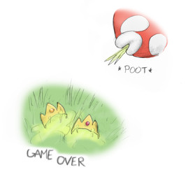 crown fatal_vore grass headgear onomatopoeia plant sound_effects spitting text vore meowmere mario_bros nintendo elemental_creature flora_fauna piranha_plant english_text hi_res